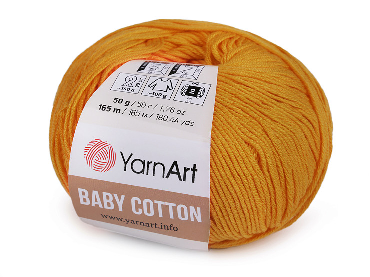 Fir de tricotat Baby Cotton, 50 g