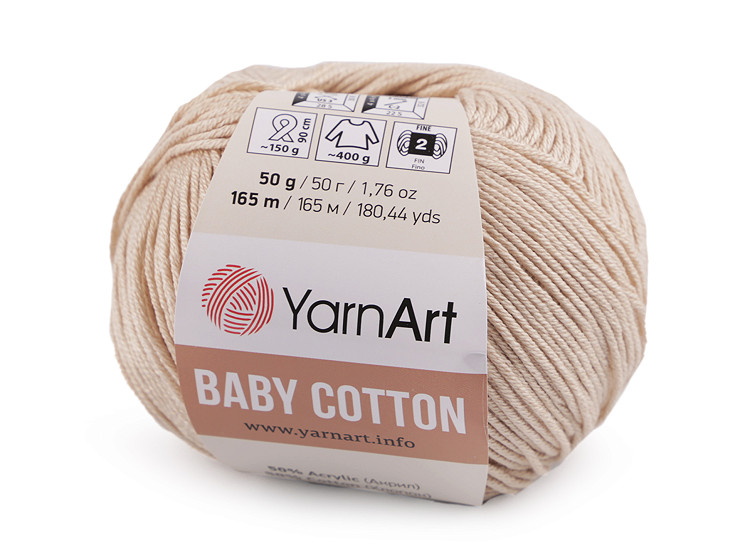 Kötőfonal Baby Cotton 50 g