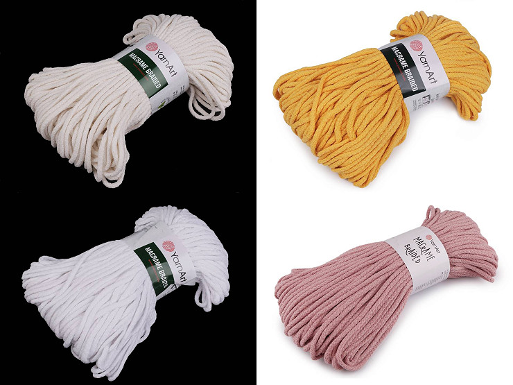 Fir de tricotat Macrame Braided 250 g