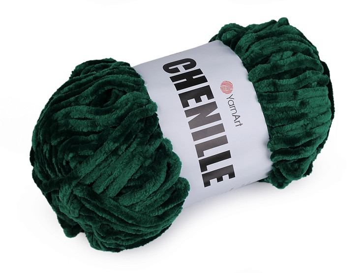 Fil à tricoter chenille, 100 g