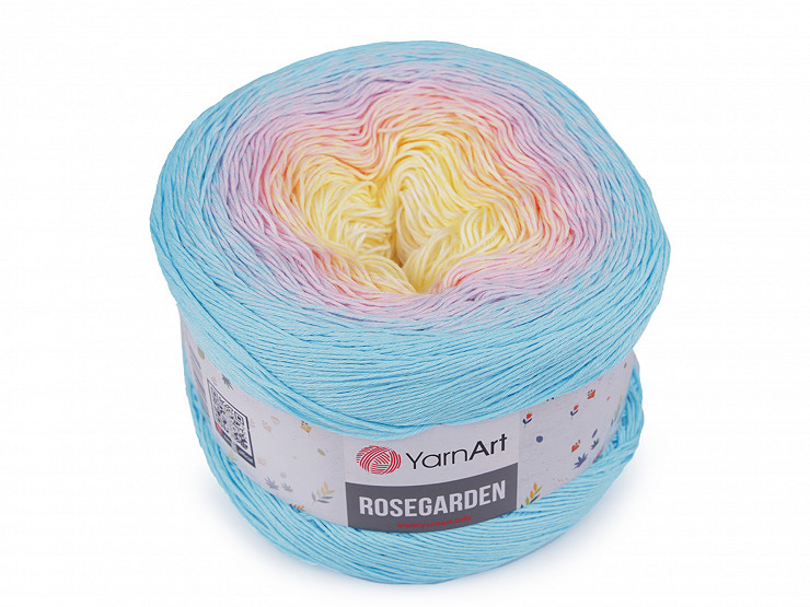 Cotton Knitting Yarn Rosegarden 250 g