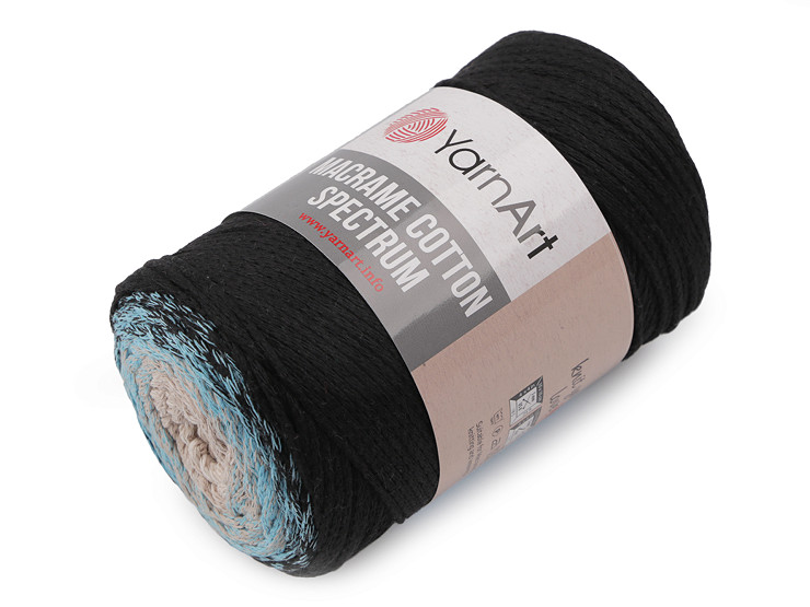 Fil à tricoter Macramé Cotton Spectrum, 250 g