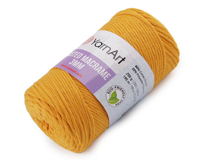 Fire de tricotat Twisted Macrame 250 g