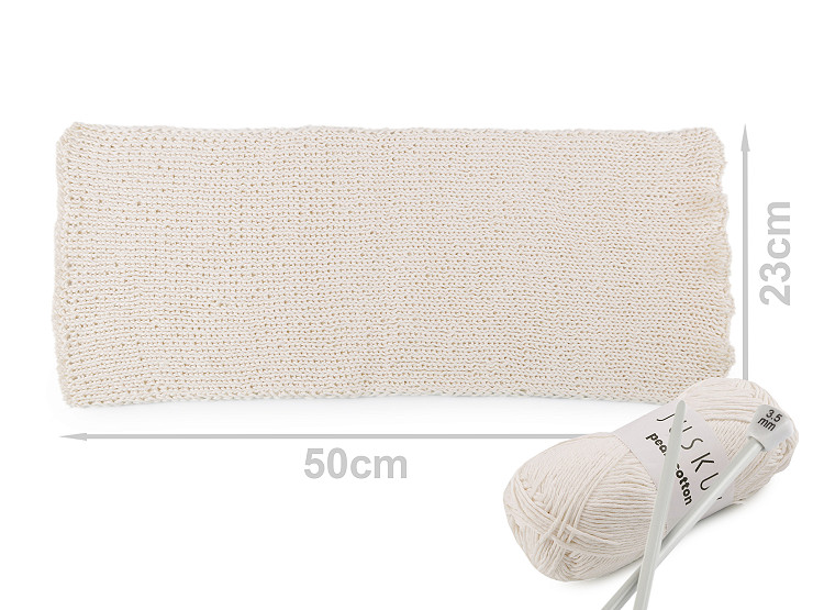 Bavlnená pletacia priadza Pearl Cotton 100 g