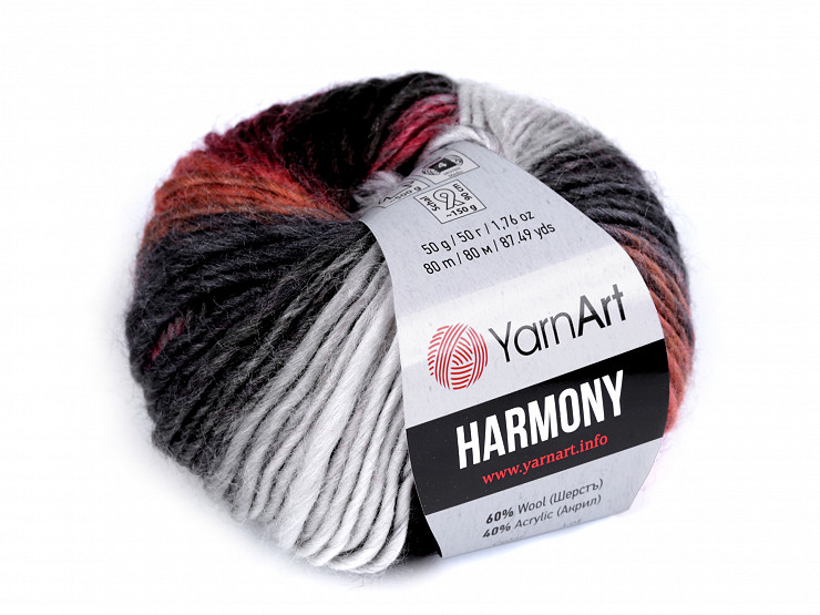 Fil à tricoter Harmony, 50 g