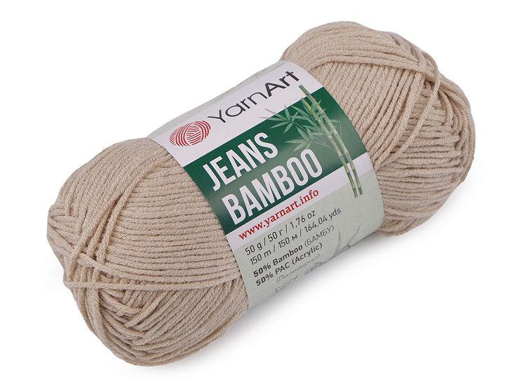 Pletacia priadza Jeans Bamboo 50 g