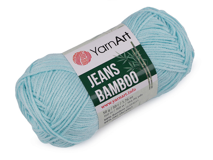 Fire de tricotat Jeans Bamboo 50 g