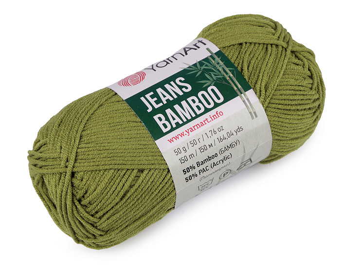 Fil à tricoter Jeans Bamboo, 50 g