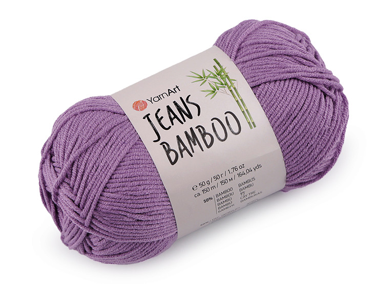 Fire de tricotat Jeans Bamboo 50 g