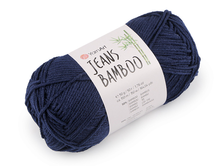 Filato per maglieria Jeans Bamboo 50 g