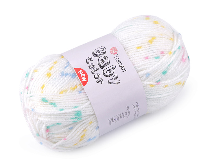 Fil à tricoter Baby Color, 50 g