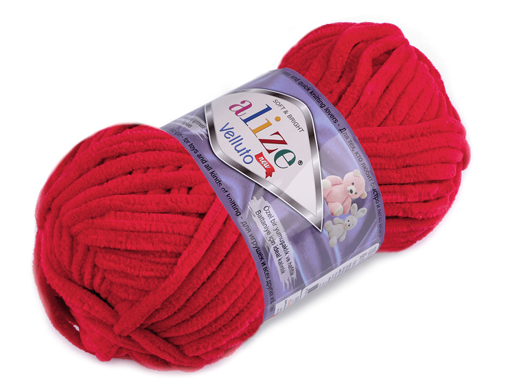 Fil à tricoter chenille Alize Velluto, 100 g