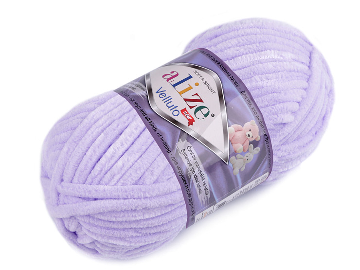 Hilo de chenilla para tricotar Alize Velluto 100 g