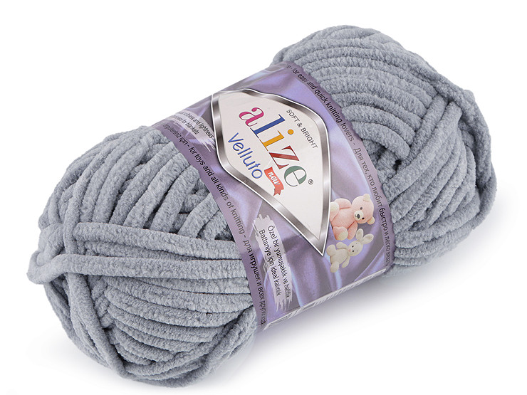 Chenille Strickgarn Alize Velluto 100 g