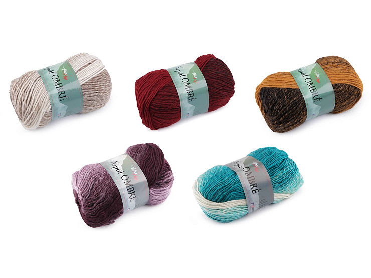 Fire de tricotat Nepal ombré 100 g
