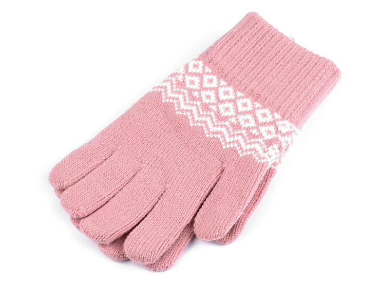 Dámske / dievčenské pletené rukavice