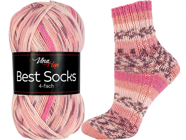 Strickgarn Best Socks selbstmusternd/Sockengarn 100 g
