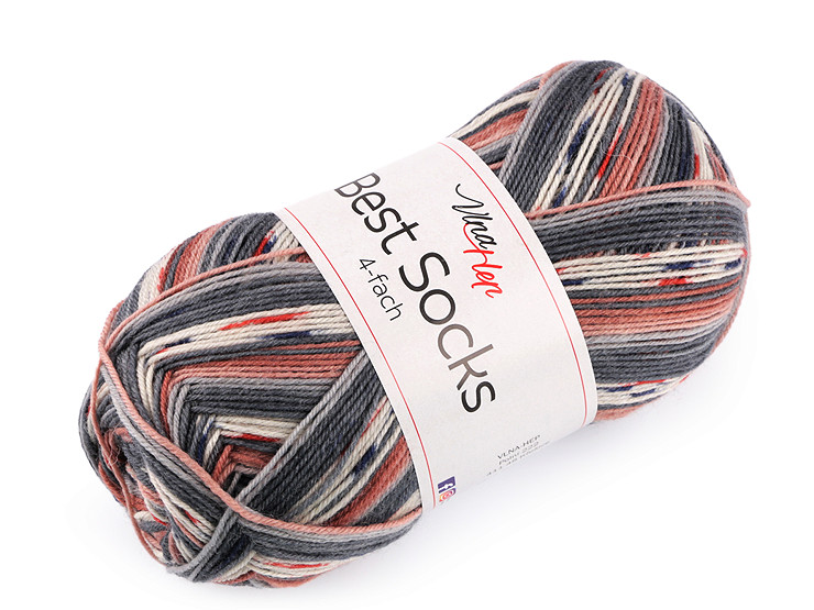 Fire de tricotat Best Socks auto-modelare 100 g