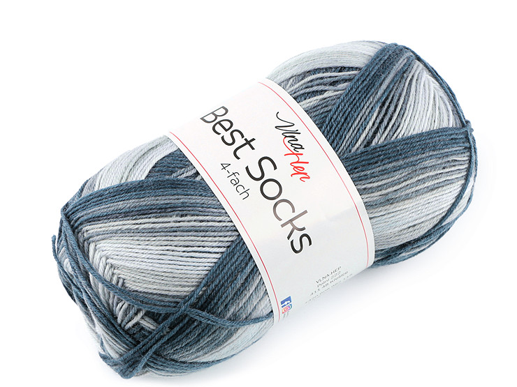 Knitting Sock Yarn Self-patterning, Best Socks 100 g