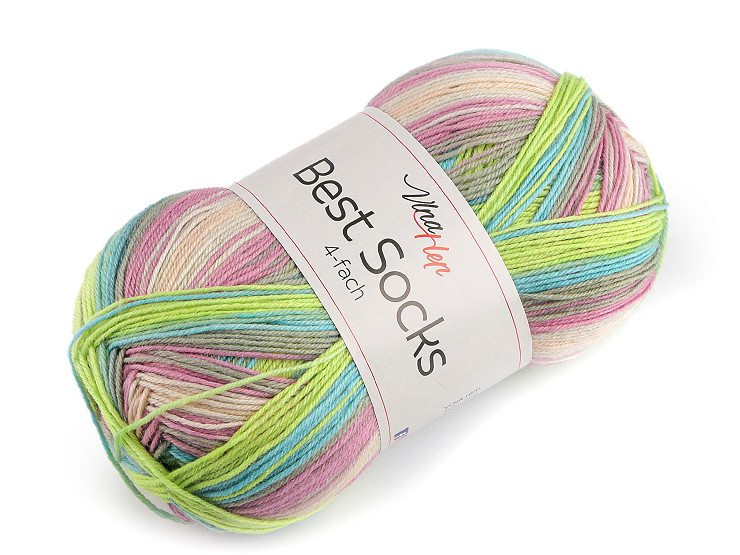 Pletacia priadza Best Socks samovzorovacia / ponožkovka 100 g