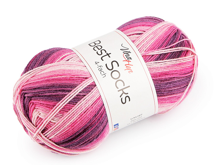 Pletacia priadza Best Socks samovzorovacia / ponožkovka 100 g