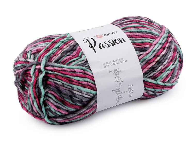 Gomitolo di lana, 100 g, modello: Passion
