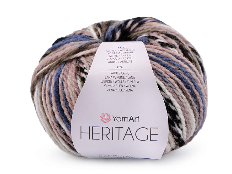 Gomitolo di lana, 50 g, modello: Heritage