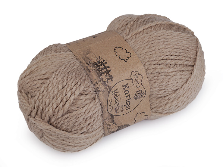 Strickgarn Melange Wool 100 g