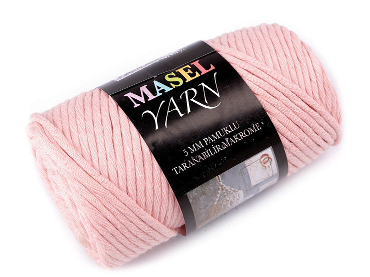 Recycled Cotton Macrame Yarn Ø5 mm