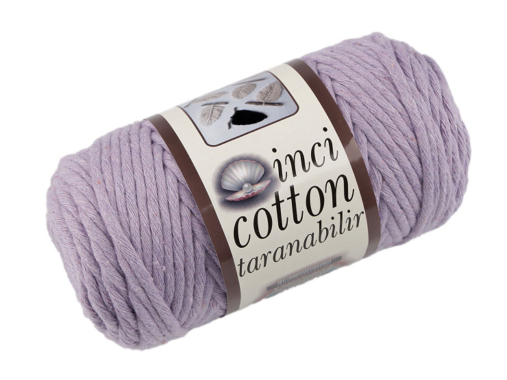 Recycled Cotton Macrame Yarn Ø5 mm, combing