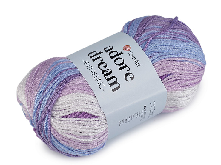 Pređa za pletenje 100 g Adore Dream 