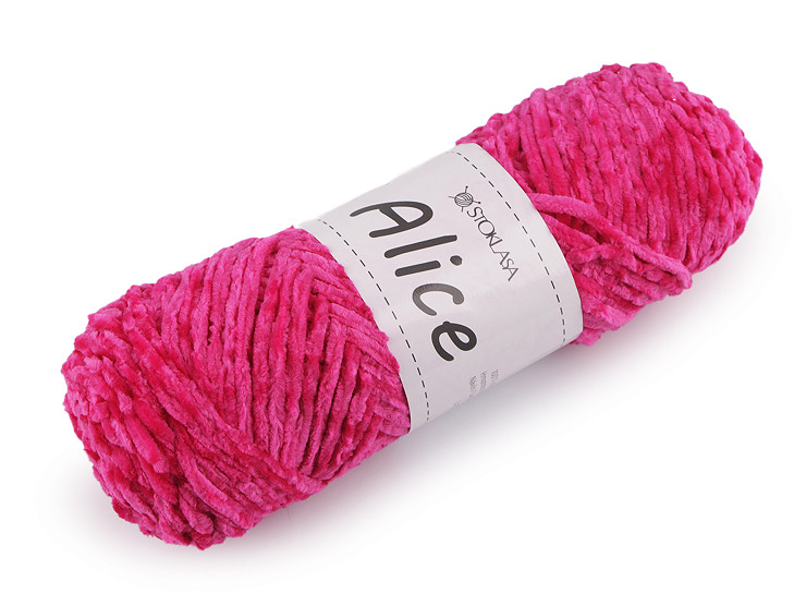 Pletacia ženilková priadza Alice 100 g