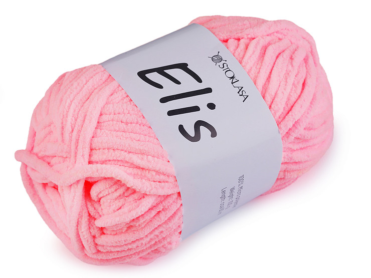 Pelote de laine chenille Elis, 100 g