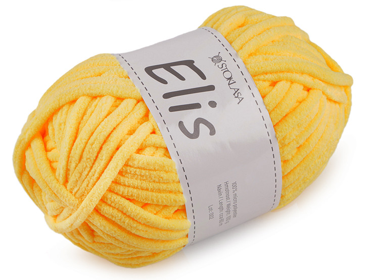 Chenille-Strickgarn Elis, 100 g