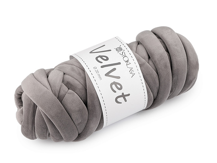 Garn Marshmallow Velvet dick, Ø 20 mm, 500 g