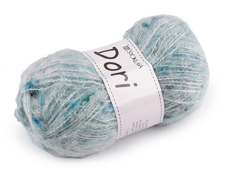 Mohair-Strickgarn Dori mit Noppen, 100 g