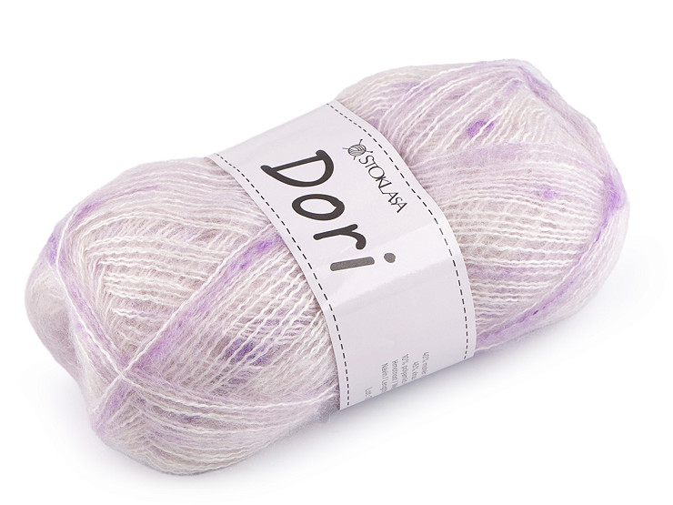 Filato per maglieria in mohair, con matassine, 100 g, Dori
