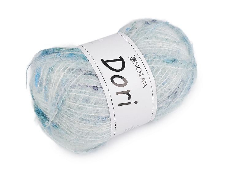 Мохерна прежда за плетене с топчета Dori 100 г