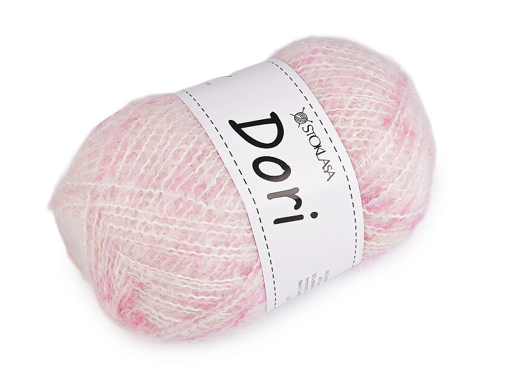 Mohair knitting yarn with knobs 100 g Dori