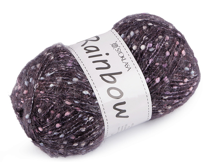 Pelote de laine en mohair Rainbow, 100 g 