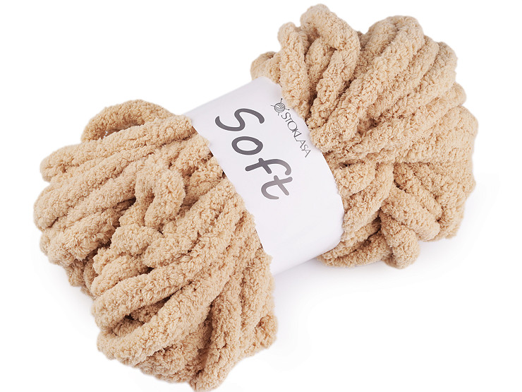 Fire de tricotat chenille Soft 250 g