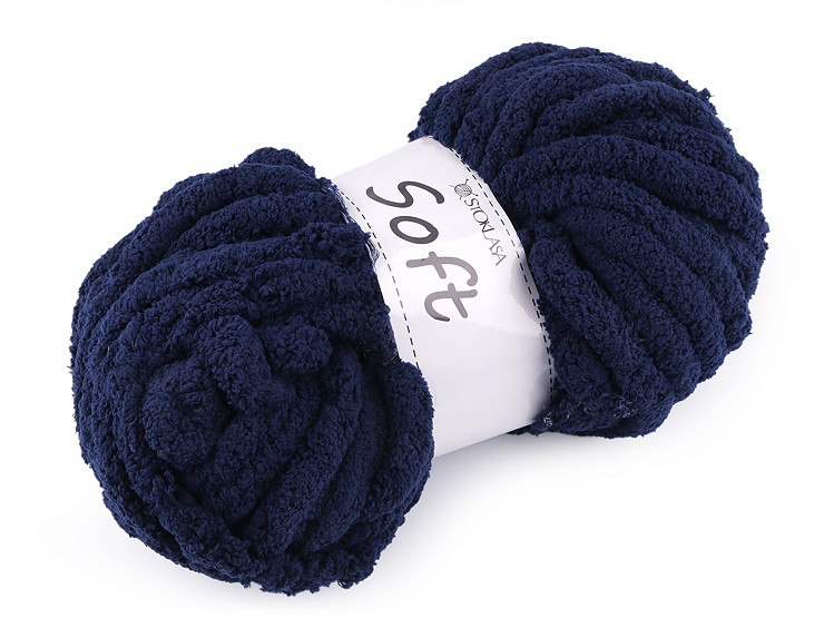 Chenille-Strickgarn Soft, 250 g