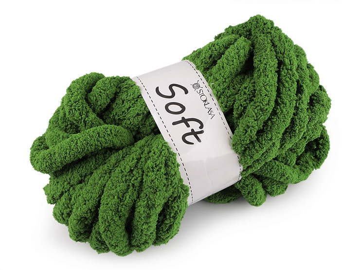 Hilo suave de chenilla para tricotar 250 g 