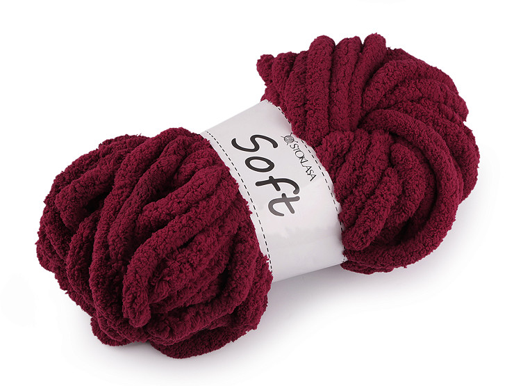 Pelote de laine chenille Soft, 250 g 