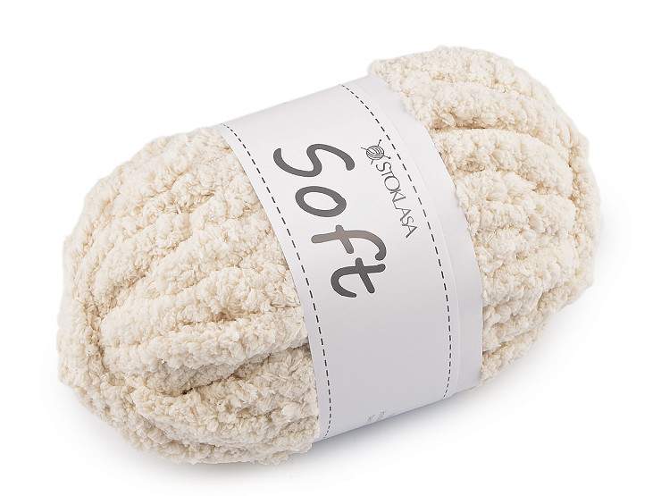 Pelote de laine chenille Soft, 250 g 