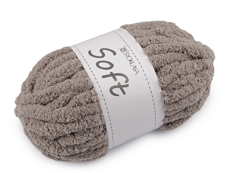 Hilo suave de chenilla para tricotar 250 g 