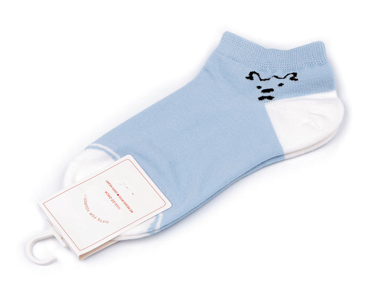 Dámske / dievčenské bavlnené ponožky členkové
