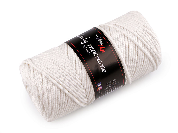 Fire de tricotat Cordy Macrame 250 g