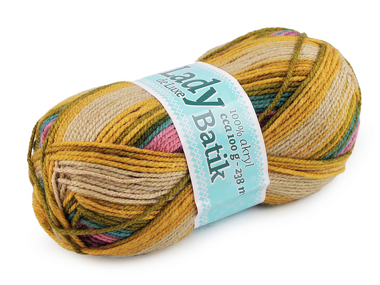 Knitting Yarn Lady Batik de Luxe 100 g