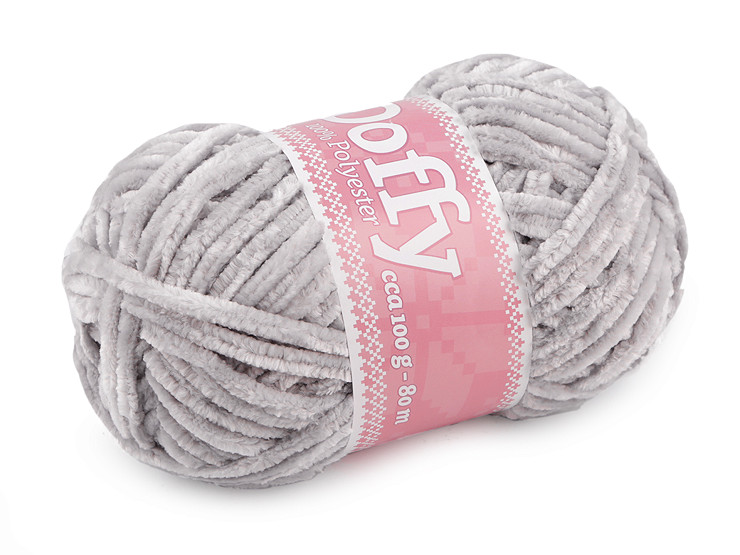 Chenille Knitting Yarn Doffy 100 g